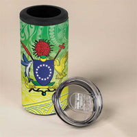 Te Maeva Nui Cook Islands 4 in 1 Can Cooler Tumbler 60th Independence Anniversary Proud LT14 - Polynesian Pride
