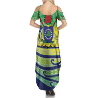 Te Maeva Nui Cook Islands Family Matching Summer Maxi Dress and Hawaiian Shirt 60th Independence Anniversary Proud