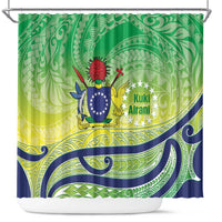 Te Maeva Nui Cook Islands Shower Curtain 60th Independence Anniversary Proud