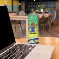 Te Maeva Nui Cook Islands Skinny Tumbler 60th Independence Anniversary Proud LT14 - Polynesian Pride