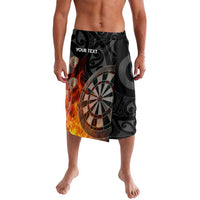 Personalised Aotearoa Darts Lavalava Maori Koru Flaming Dartboard