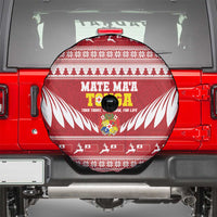 Tonga Rugby Christmas Spare Tire Cover Mate Maa Tonga Ngatu Pattern - Polynesian Pride