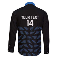 New Zealand Silver Fern Cricket Custom Family Matching Summer Maxi Dress and Hawaiian Shirt Black Cap T20 Version LT14 - Polynesian Pride