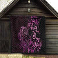 Pink Aotearoa Horse Racing Quilt NZ Maori Pattern LT14 - Polynesian Pride