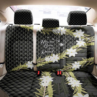 Born And Raised Aloha Hawaii Back Car Seat Cover Kanaka Kakau Hawaiian Tiare Pakalana Lei - Polynesian Pride