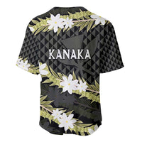 Born And Raised Aloha Hawaii Baseball Jersey Kanaka Kakau Hawaiian Tiare Pakalana Lei - Polynesian Pride