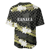 Born And Raised Aloha Hawaii Baseball Jersey Kanaka Kakau Hawaiian Tiare Pakalana Lei LT14 - Polynesian Pride