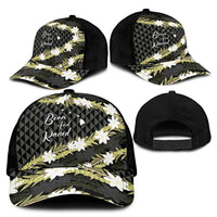 Born And Raised Aloha Hawaii Classic Cap Kanaka Kakau Hawaiian Tiare Pakalana Lei LT14 - Polynesian Pride
