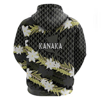 Born And Raised Aloha Hawaii Hoodie Kanaka Kakau Hawaiian Tiare Pakalana Lei - Polynesian Pride