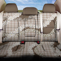 Brown Hawaii Tiare and Shell Lei Back Car Seat Cover Hawaiian Palaka Luxury Vibes - Polynesian Pride
