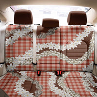 Red Hawaii Tiare and Shell Lei Back Car Seat Cover Hawaiian Palaka Luxury Vibes - Polynesian Pride