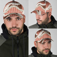 Red Hawaii Tiare and Shell Lei Classic Cap Hawaiian Palaka Luxury Vibes - Polynesian Pride