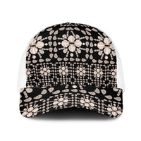 Aloha Hawaii Shell Quilt Baseball Net Cap Seamless Style - Polynesian Pride