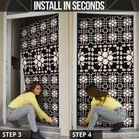 Aloha Hawaii Shell Quilt Door Cover Seamless Style - Polynesian Pride