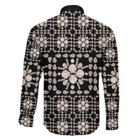 Aloha Hawaii Shell Quilt Family Matching Long Sleeve Bodycon Dress and Hawaiian Shirt Seamless Style LT14 - Polynesian Pride