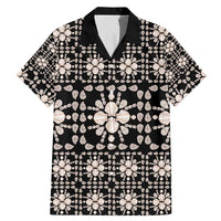 Aloha Hawaii Shell Quilt Family Matching Mermaid Dress and Hawaiian Shirt Seamless Style - Polynesian Pride