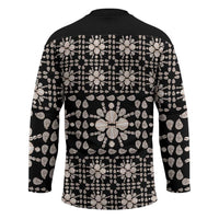 Aloha Hawaii Shell Quilt Hockey Jersey Seamless Style - Polynesian Pride