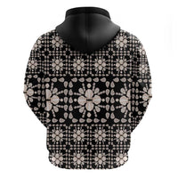 Aloha Hawaii Shell Quilt Hoodie Seamless Style - Polynesian Pride