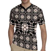 Aloha Hawaii Shell Quilt Rugby Jersey Seamless Style LT14 - Polynesian Pride