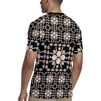 Aloha Hawaii Shell Quilt Rugby Jersey Seamless Style LT14 - Polynesian Pride