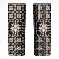 Aloha Hawaii Shell Quilt Skinny Tumbler Seamless Style - Polynesian Pride