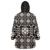 Aloha Hawaii Shell Quilt Wearable Blanket Hoodie Seamless Style LT14 - Polynesian Pride