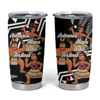 Aotearoa Kapa Haka Tumbler Cup 2025 Festival - Traditional Maori Dance LT14 Black - Polynesian Pride