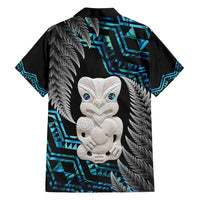 Aotearoa Taniko Paua Shell With Hei Tiki Family Matching Tank Maxi Dress and Hawaiian Shirt LT14 - Polynesian Pride