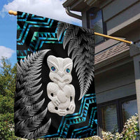 Aotearoa Taniko Paua Shell With Hei Tiki Garden Flag