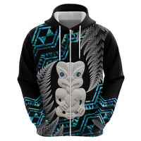 Aotearoa Taniko Paua Shell With Hei Tiki Hoodie