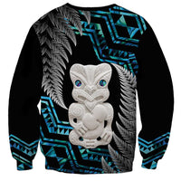 Aotearoa Taniko Paua Shell With Hei Tiki Sweatshirt LT14 - Polynesian Pride