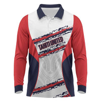 AS Venus Tahiti Football Custom Long Sleeve Polo Shirt Go Champions Polynesian Pattern