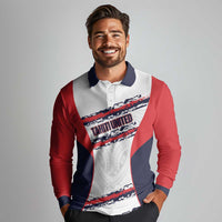 AS Venus Tahiti Football Custom Long Sleeve Polo Shirt Go Champions Polynesian Pattern