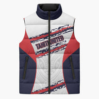 AS Venus Tahiti Football Custom Sleeveless Puffer Jacket Go Champions Polynesian Pattern