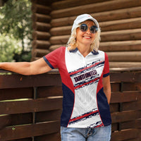 AS Venus Tahiti Football Custom Women Polo Shirt Go Champions Polynesian Pattern