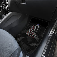 Custom New Zealand Haka Rugby Car Mats 2024 Pacific Go Black Silver Fern