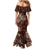 Personalised Polynesia Zodiac Capricorn Mermaid Dress Galaxy Polynesian Pattern Chest Tattoo Style LT14 - Polynesian Pride