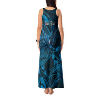 Personalised Polynesia Zodiac Pisces Tank Maxi Dress Galaxy Polynesian Pattern Chest Tattoo Style LT14 - Polynesian Pride