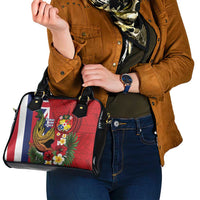 Hawaii And Tonga Shoulder Handbag Shark Tattoo With Tongan Coat Of Arms