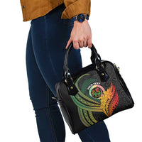 Personalised Vanuatu Independence Day Shoulder Handbag July 30 Pig Tusk Long God Yumi Stanap