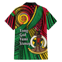 Halo Vanuatu Family Matching Puletasi and Hawaiian Shirt Happy 45th Independence Anniversary LT14 - Polynesian Pride