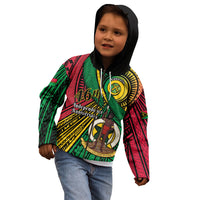 Halo Vanuatu Kid Hoodie Happy 46th Independence Anniversary LT14 - Polynesian Pride