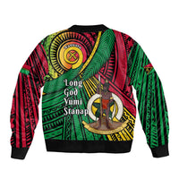 Halo Vanuatu Sleeve Zip Bomber Jacket Happy 45th Independence Anniversary