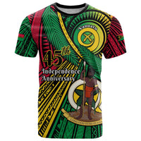Halo Vanuatu T Shirt Happy 46th Independence Anniversary LT14 Black - Polynesian Pride