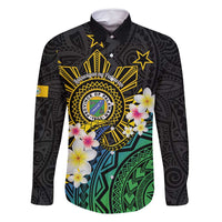 Lalawigan ng Palawan Family Matching Long Sleeve Bodycon Dress and Hawaiian Shirt Philippines Province Land of Promise