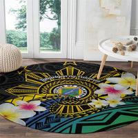 Lalawigan ng Palawan Round Carpet Philippines Province Land of Promise LT14 - Polynesian Pride