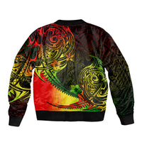 Personalised Polynesian Tribal Bomber Jacket Unique Reggae LT14 - Polynesian Pride