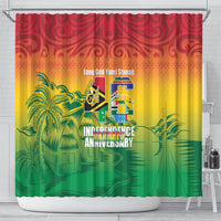 Vanuatu Indipendens Dei Shower Curtain Yumi 46th Independence Anniversary LT14 - Polynesian Pride