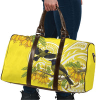 Bellbird New Zealand Travel Bag Korimako Kowhai Maori Pattern