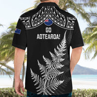 New Zealand Silver Fern Rugby Hawaiian Shirt Go All Black 2023 World Cup LT14 - Polynesian Pride